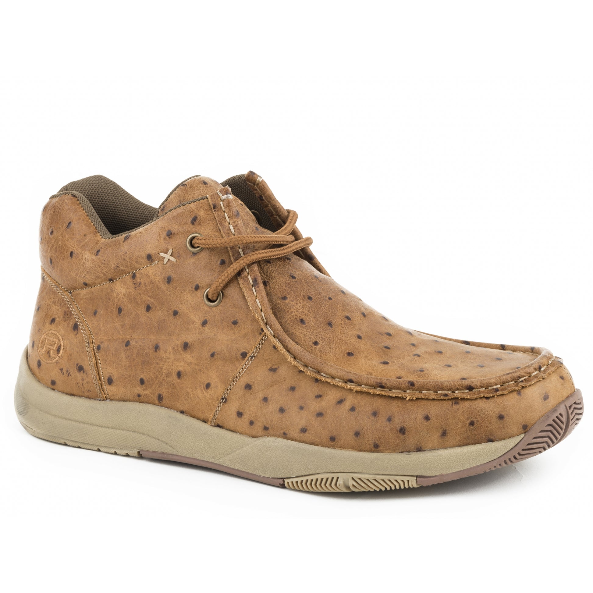 Roper Mens Vintage Ostrich Chukka Shoes