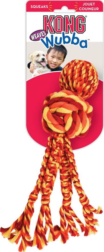 KONG Wubba Weaves with Rope
