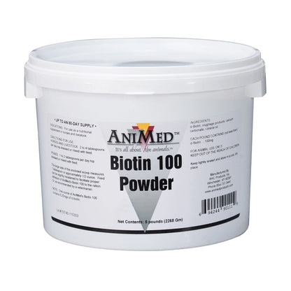 AniMed Biotin 100 Powder Supplement