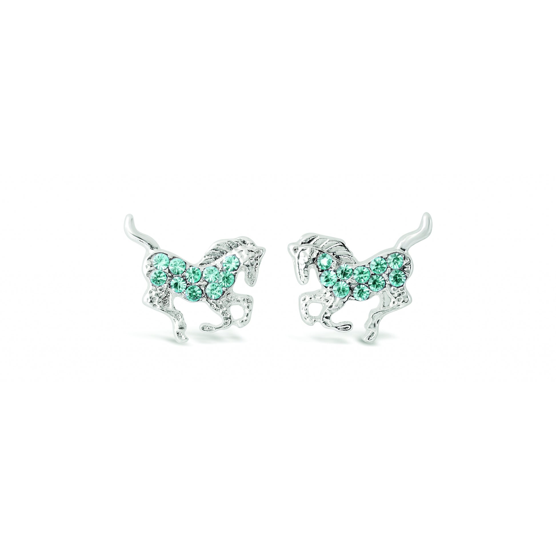 Kelley Kids Galloping Horse Earrings