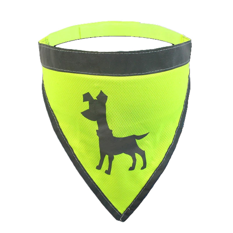 Alcott Visibility Yellow Dog Bandana
