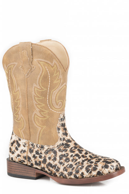 Roper Childs Glitter Leopard Boots