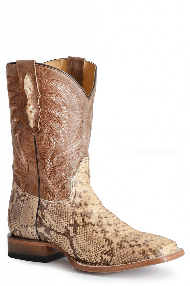 Roper Mens Backcut Python Western Boots