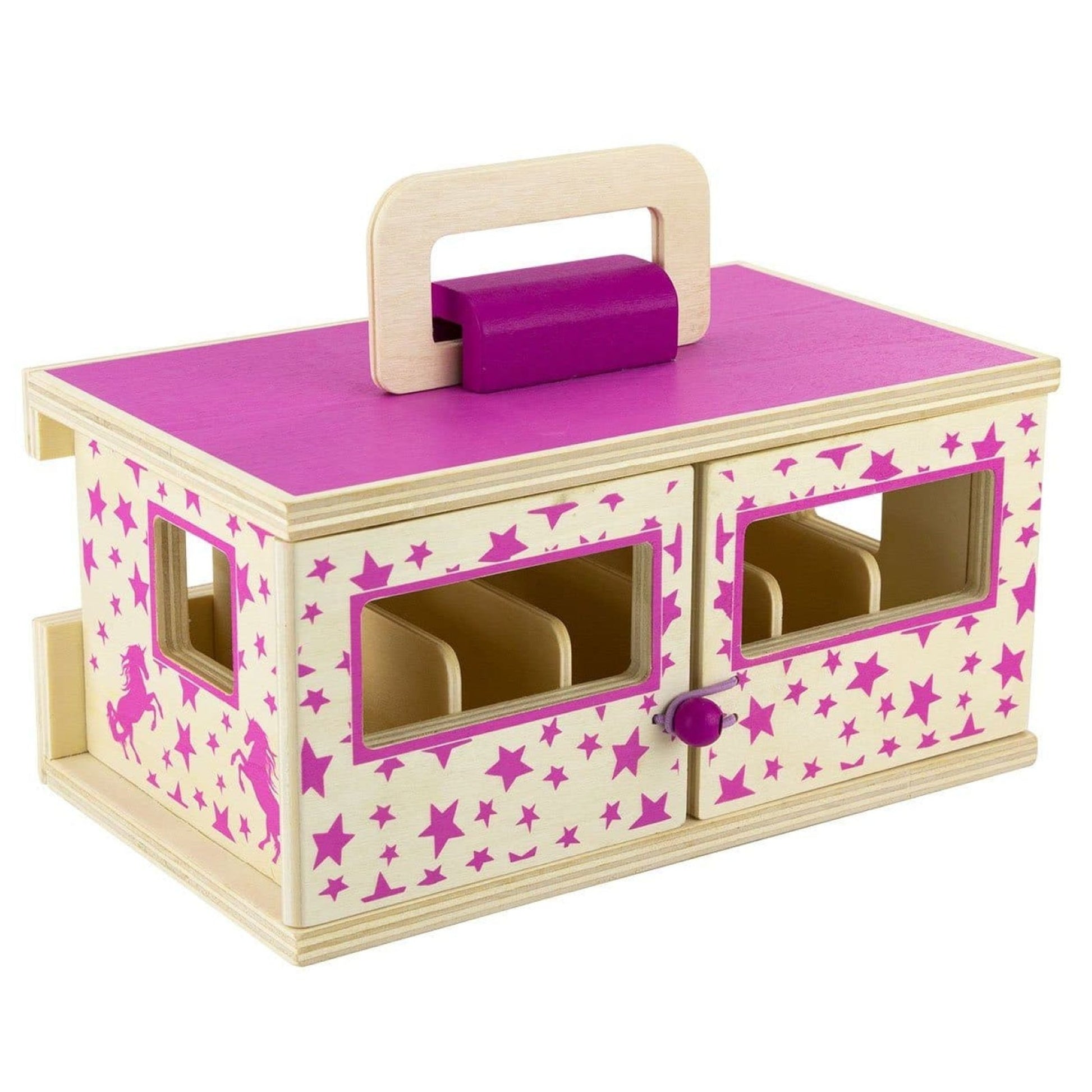 Breyer Unicorn Magic Wooden Carry Stable