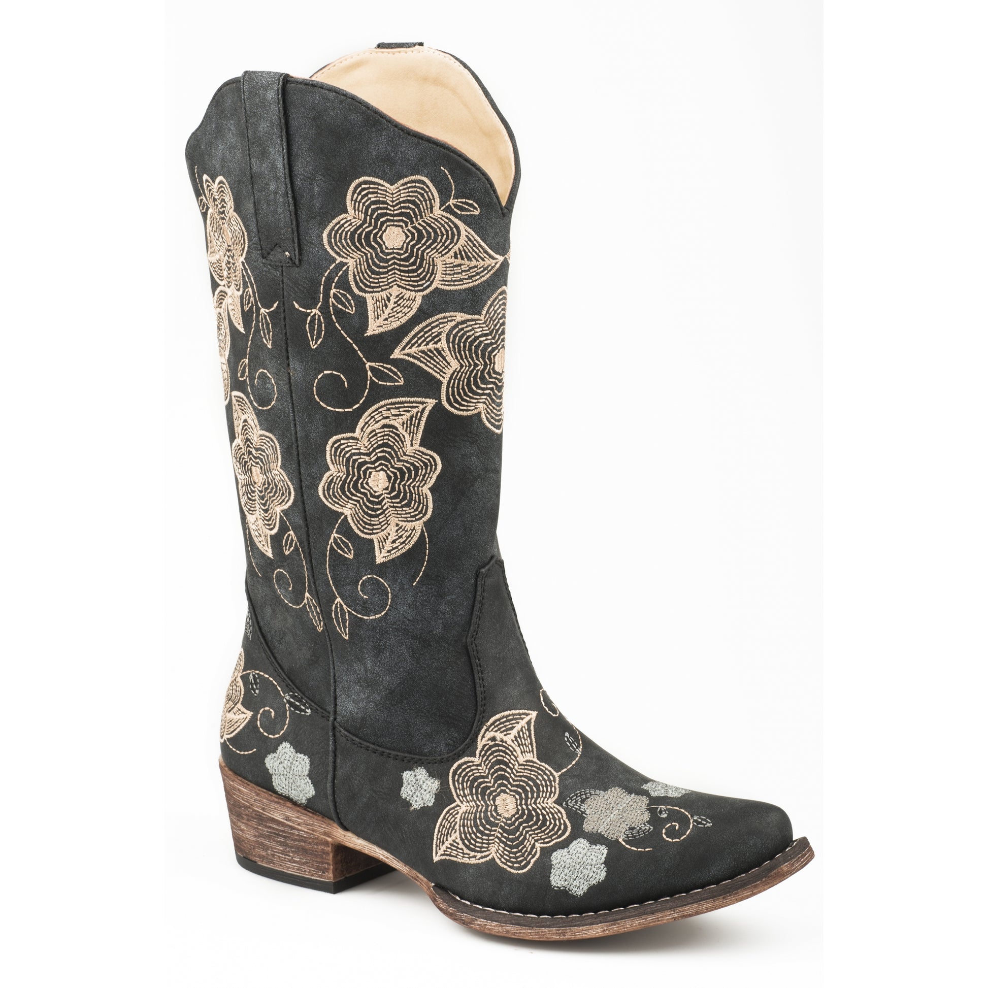 Roper Ladies Riley Flowers Western Boots