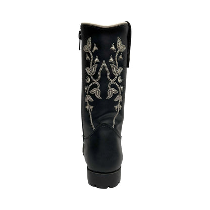 TuffRider Toddler Black Floral Western Boots