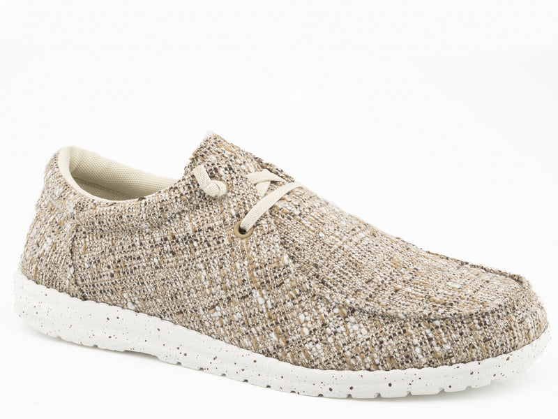 Roper Mens Fabric Two-Eye Chukka Shoes