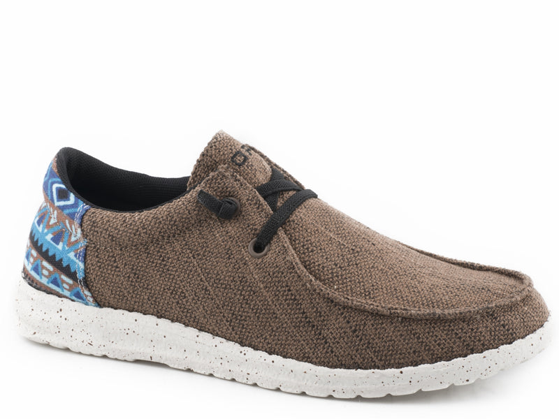 Roper Mens Fabric Two-Eye Chukka Shoes