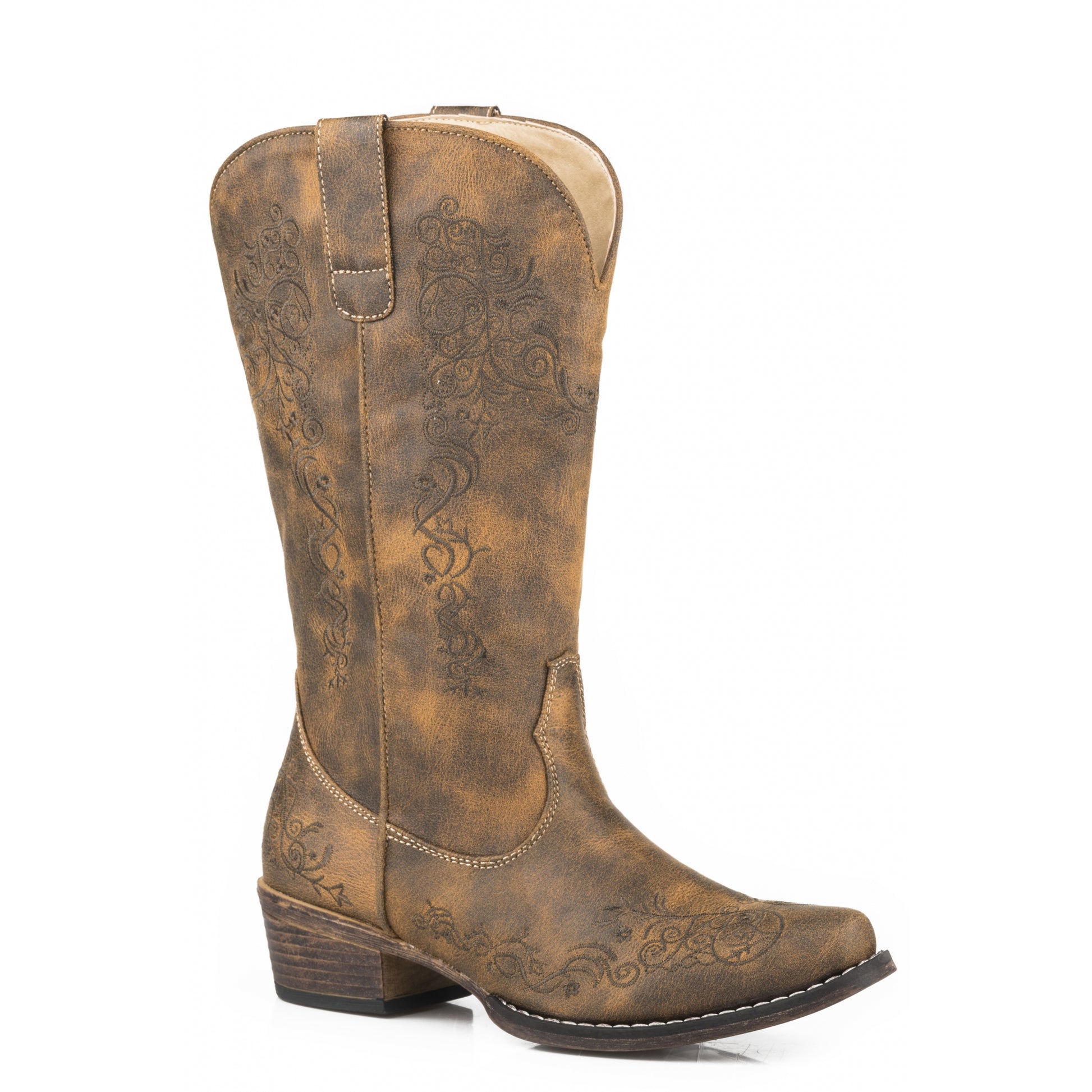 Roper Ladies Riley Scroll 12" Shaft Boots