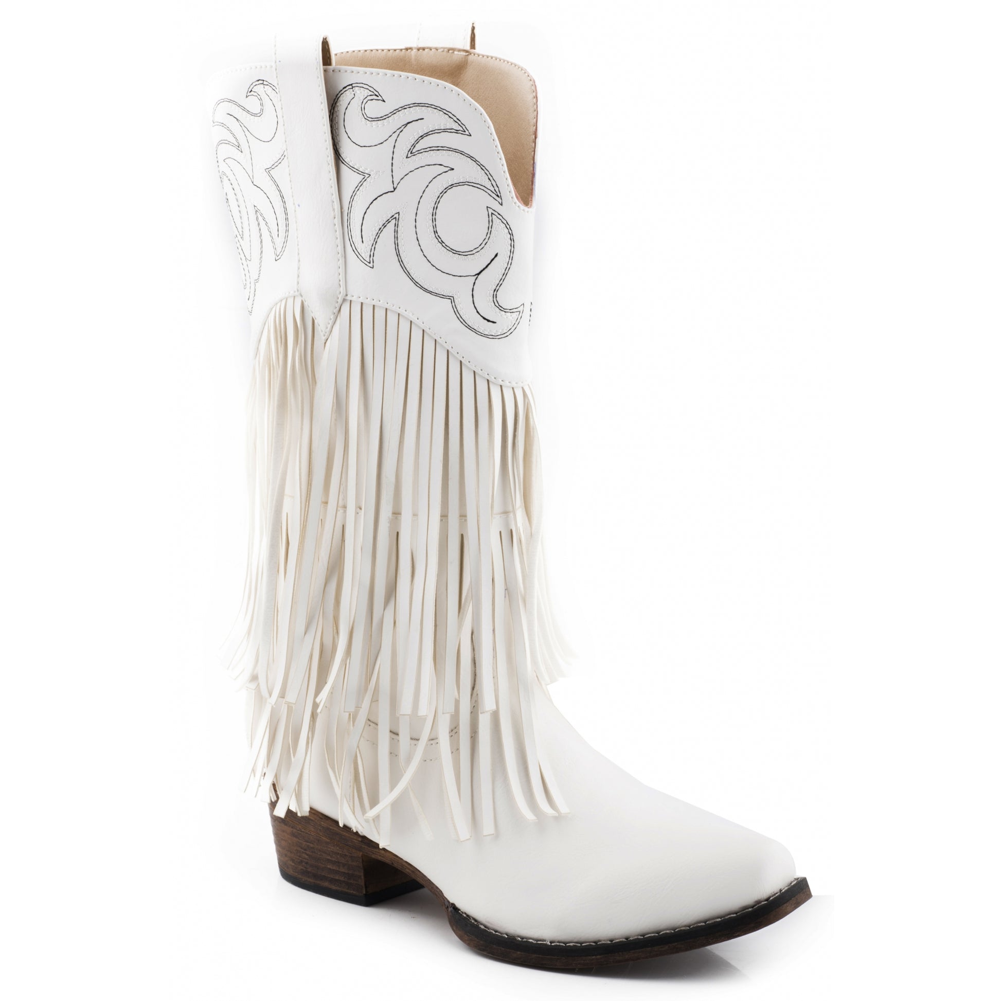 Roper Ladies Rickrack Fringe Boots