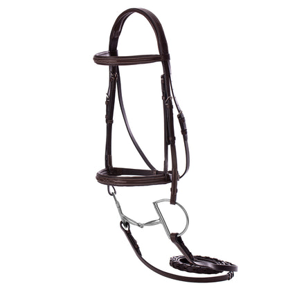 Equinavia Saga Fancy Stitched Hunter Bridle & Rein