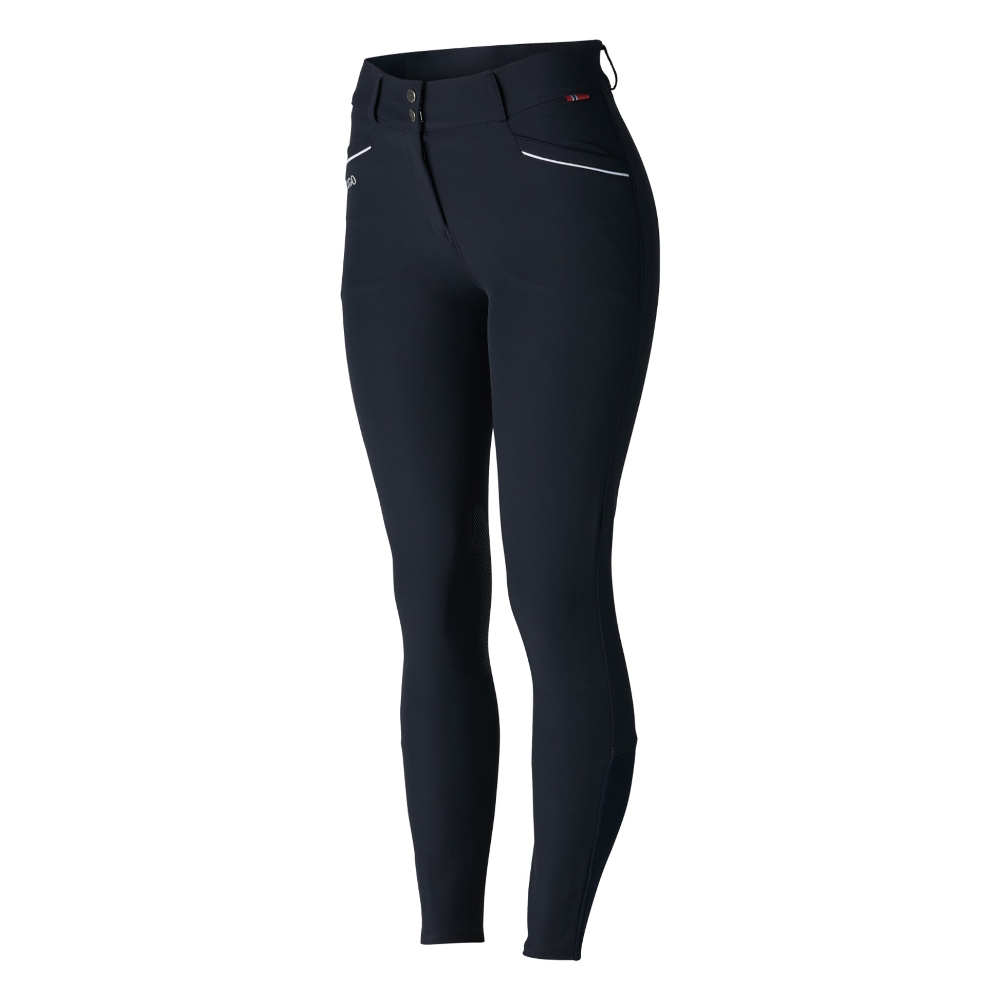 B Vertigo Ladies Patricia High Waist Silicone Knee Patch Breeches