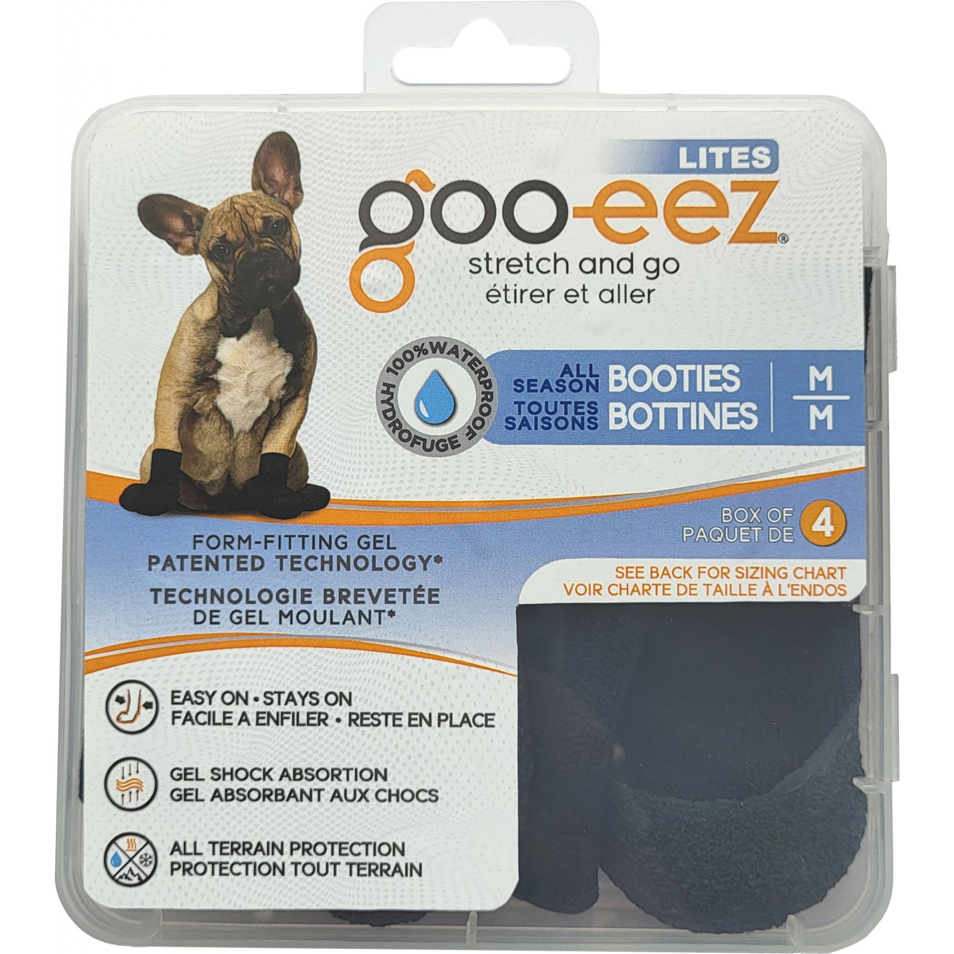Goo-Eez Lites All Season Terrain Dog Booties - 4 P