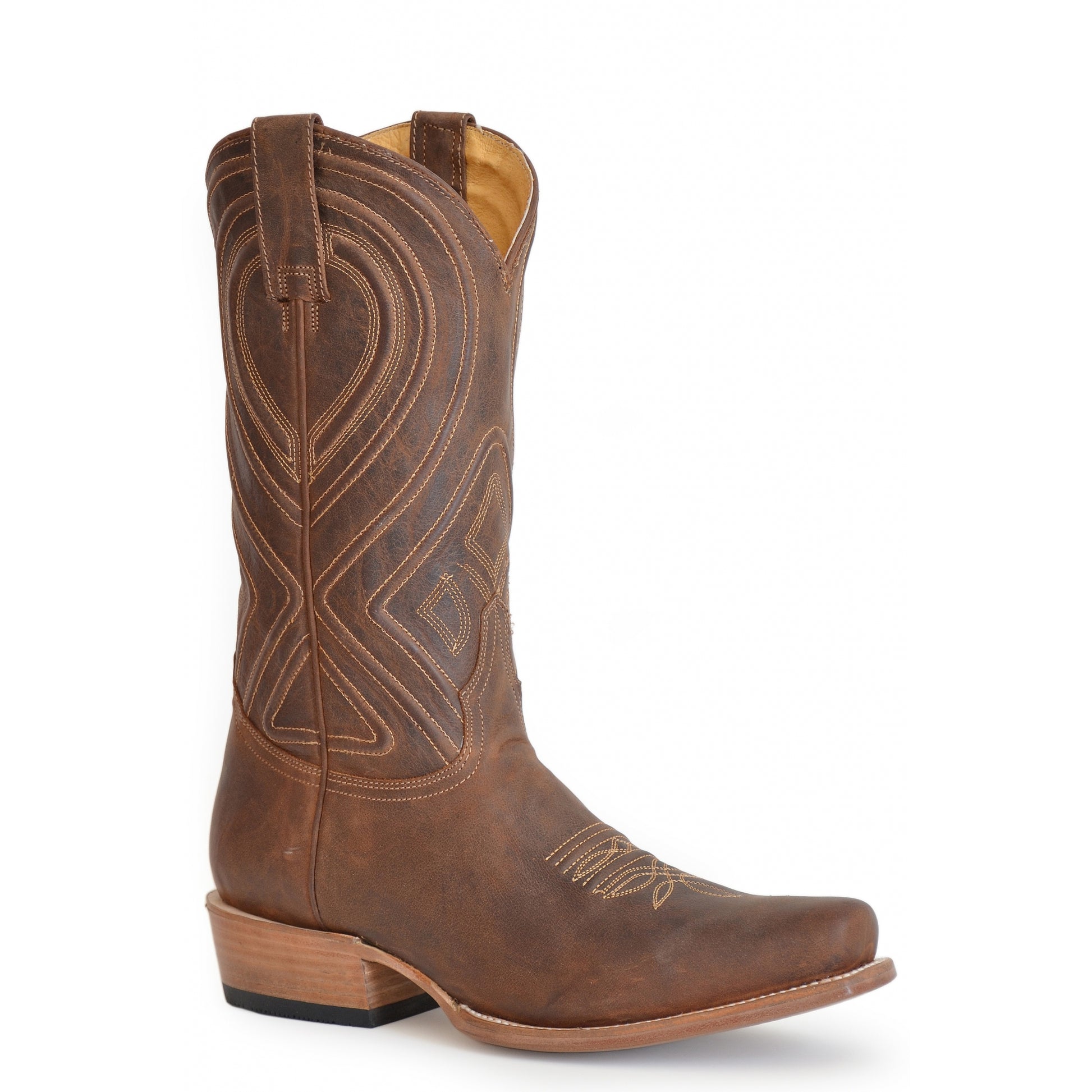 Stetson Mens Mossman Med7 Toe Boots