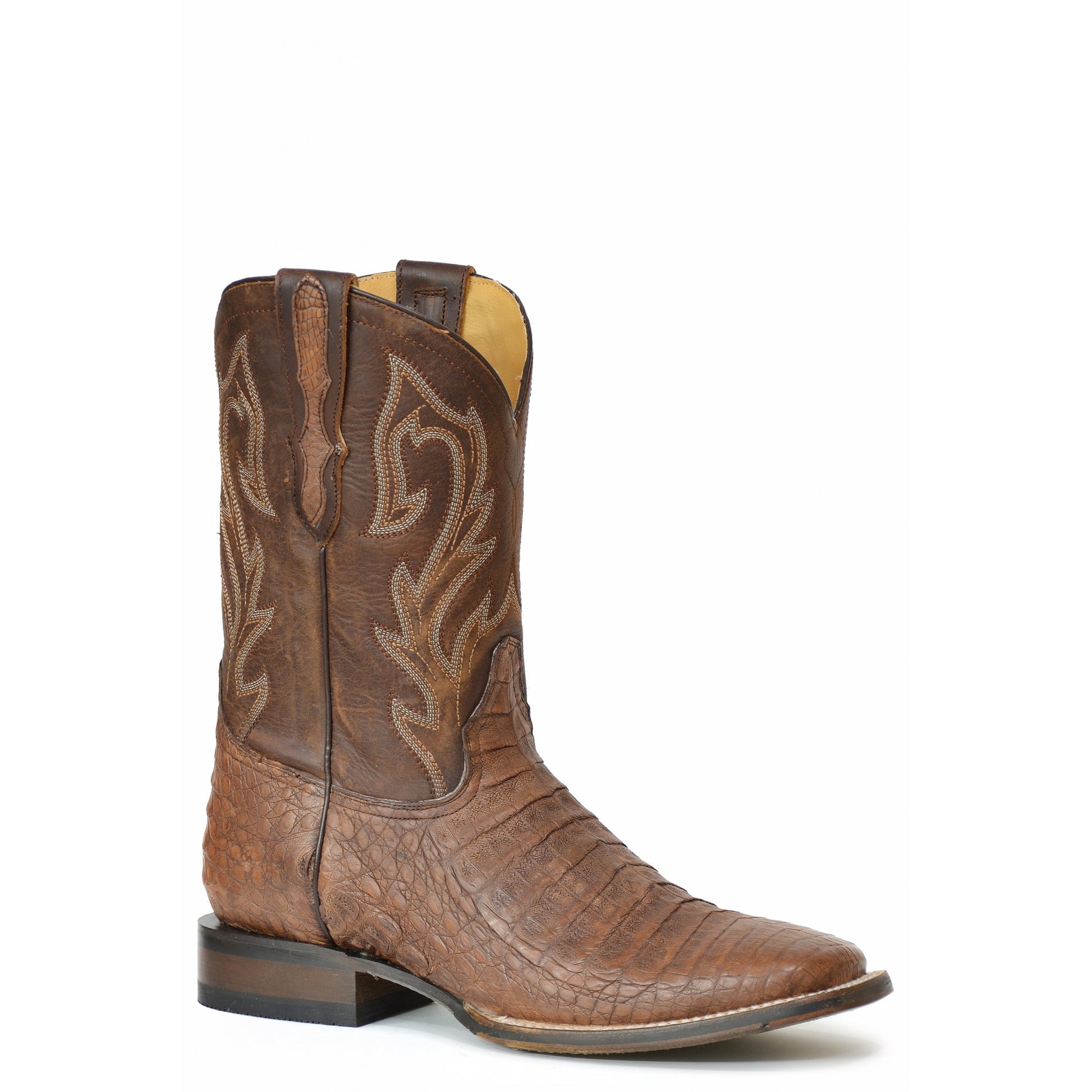 Stetson Mens Cameron Square Toe Performance Sole Boots