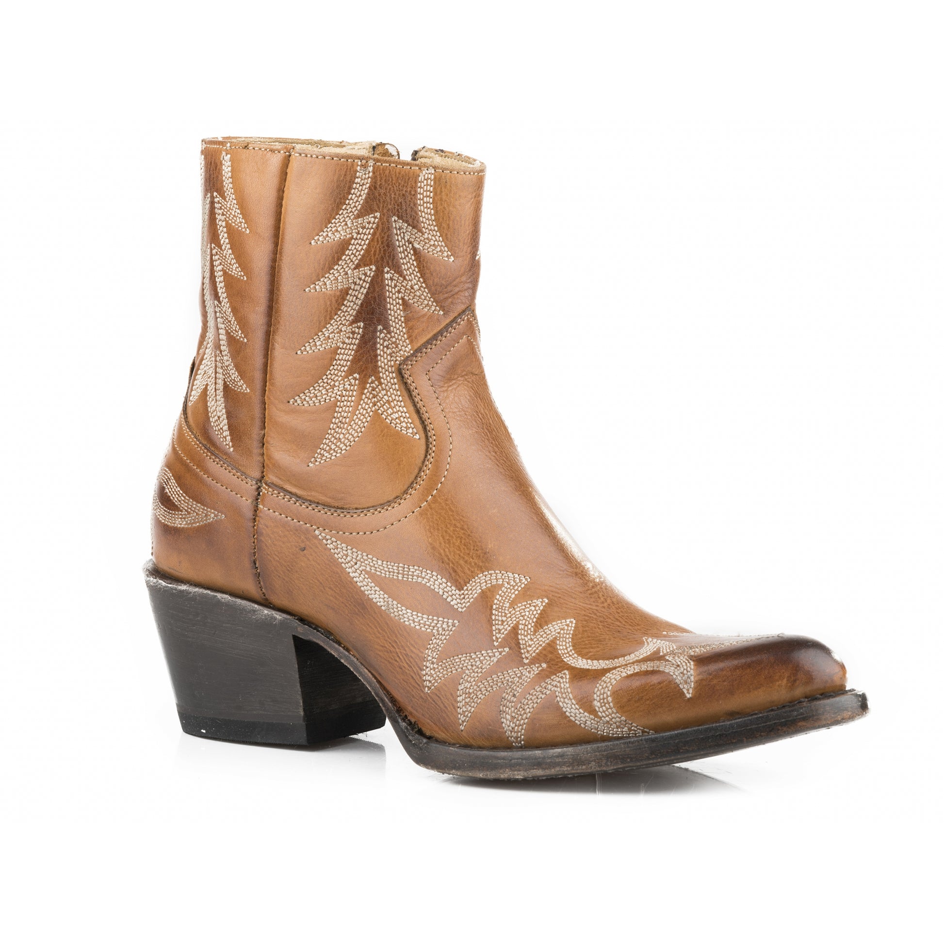 Stetson Ladies Gianna Snip Toe Leather Sole Boots