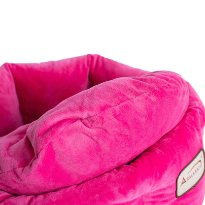 Armarkat Cozy Pink Velvet Pet Bed