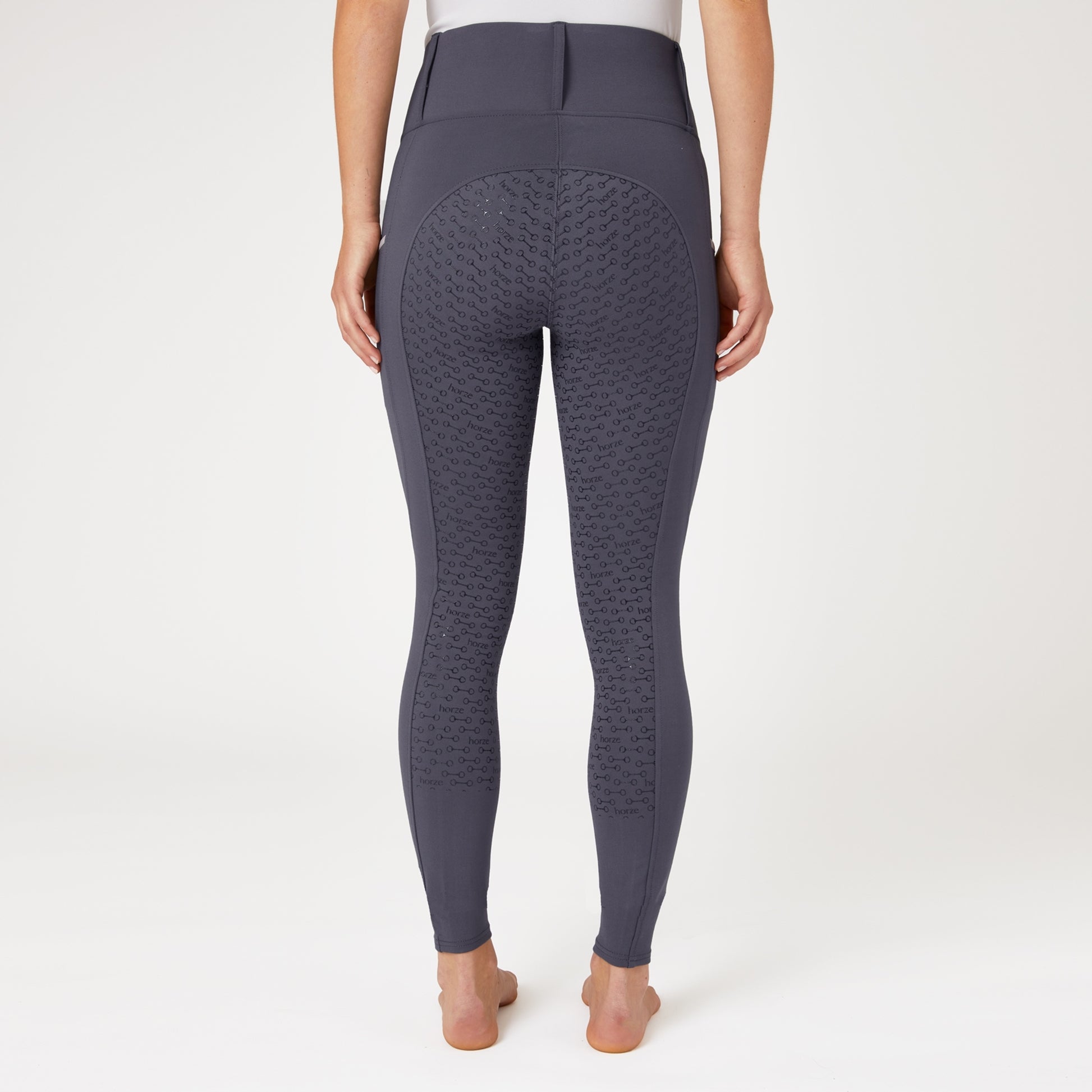 Horze Ladies Lucinda High-Waist Tights with Silicone Full Grip