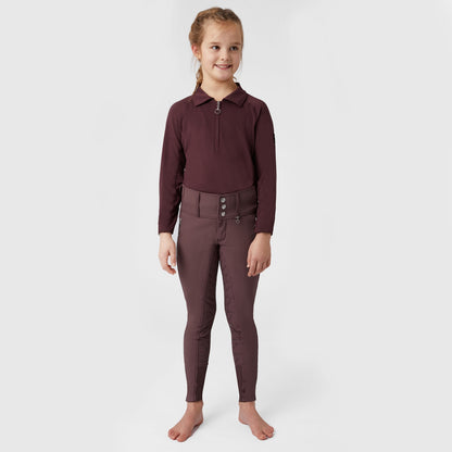 Horze JR Kids Andrea High Waist Full Grip Breeches