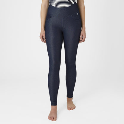 Horze Ladies Katia Denim Look Full Seat Tights