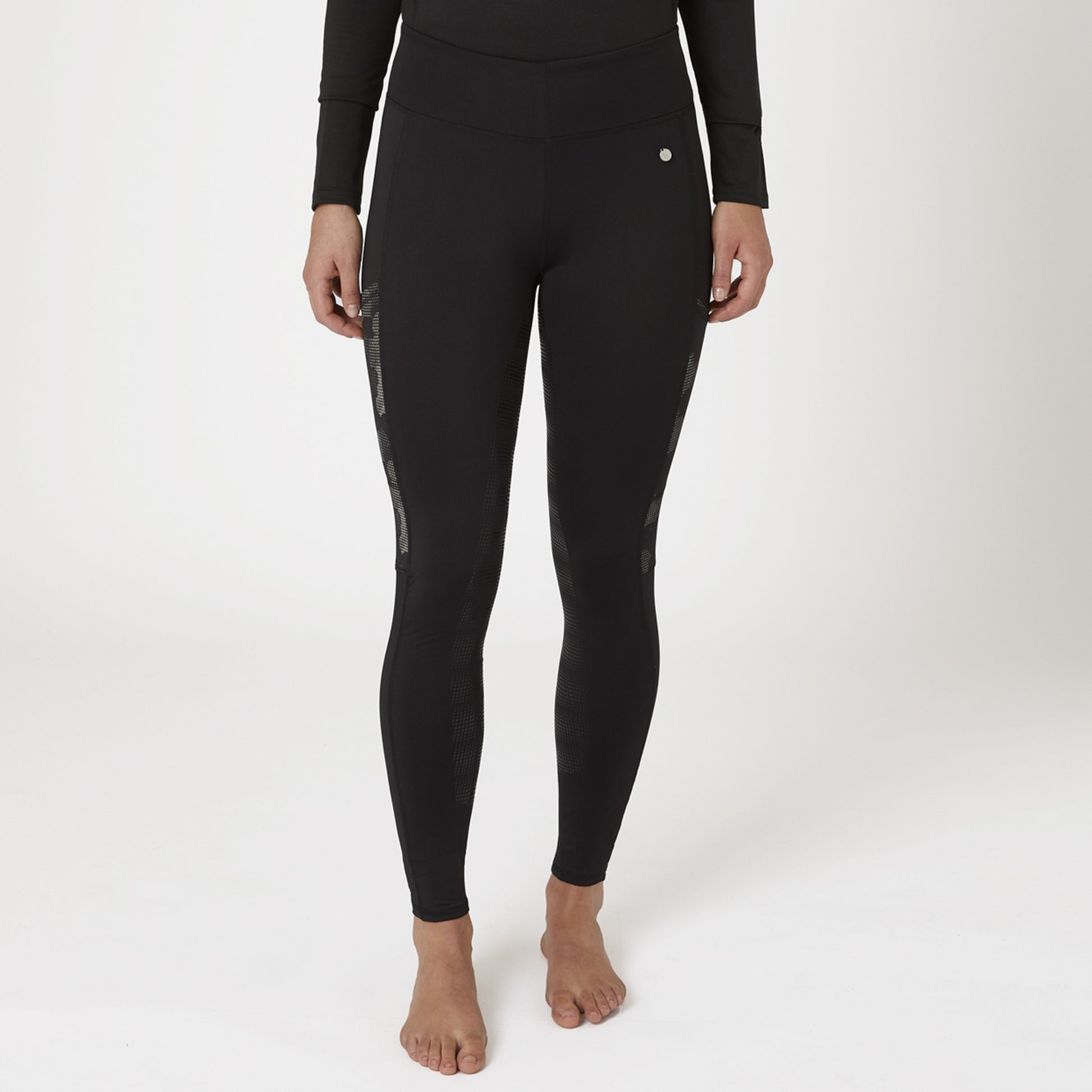 Horze Ladies Luminox Tights with Reflective Print