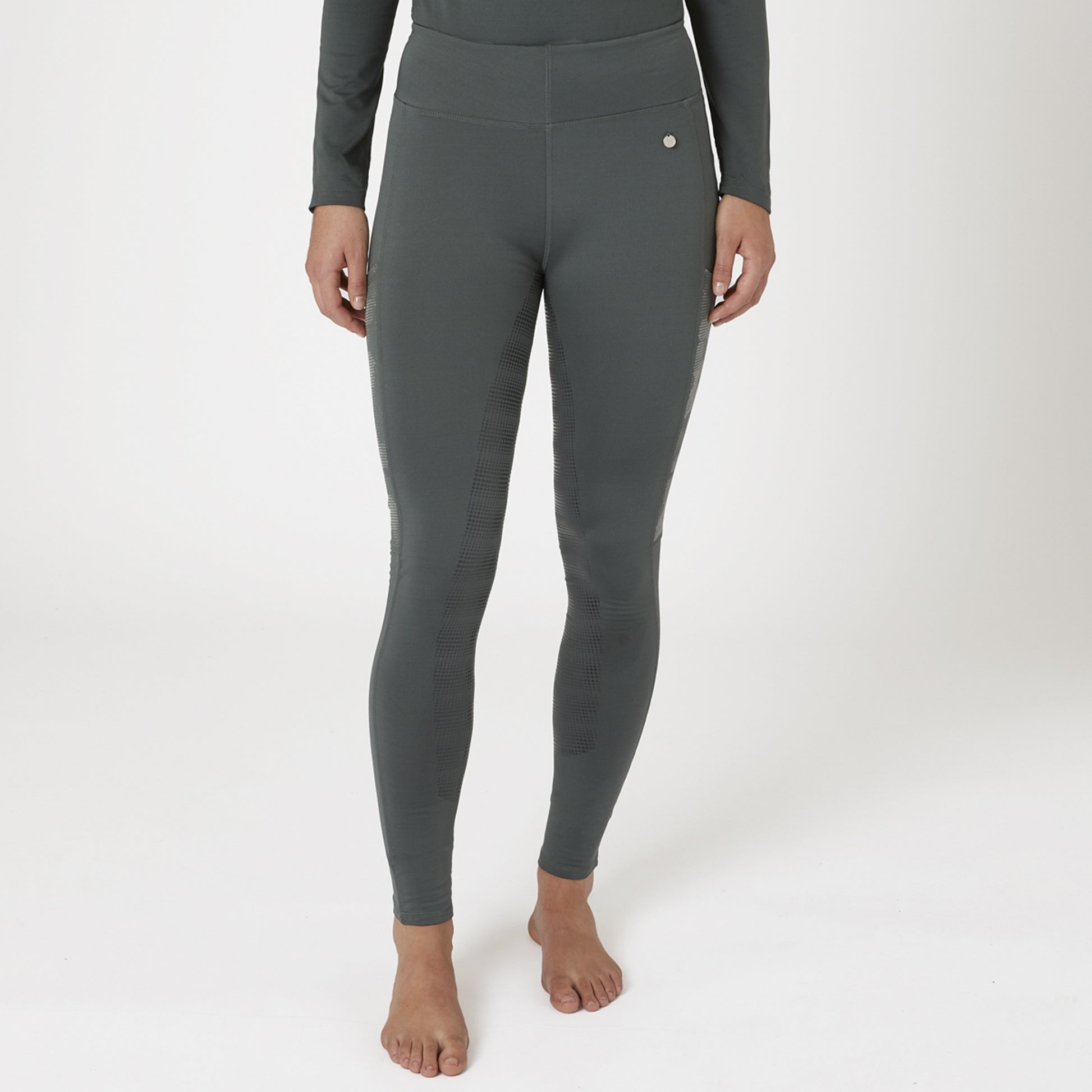 Horze Ladies Luminox Tights with Reflective Print
