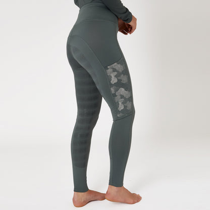 Horze Ladies Luminox Tights with Reflective Print