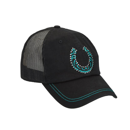AWST Int'l Rhinestone Horseshoe Cap