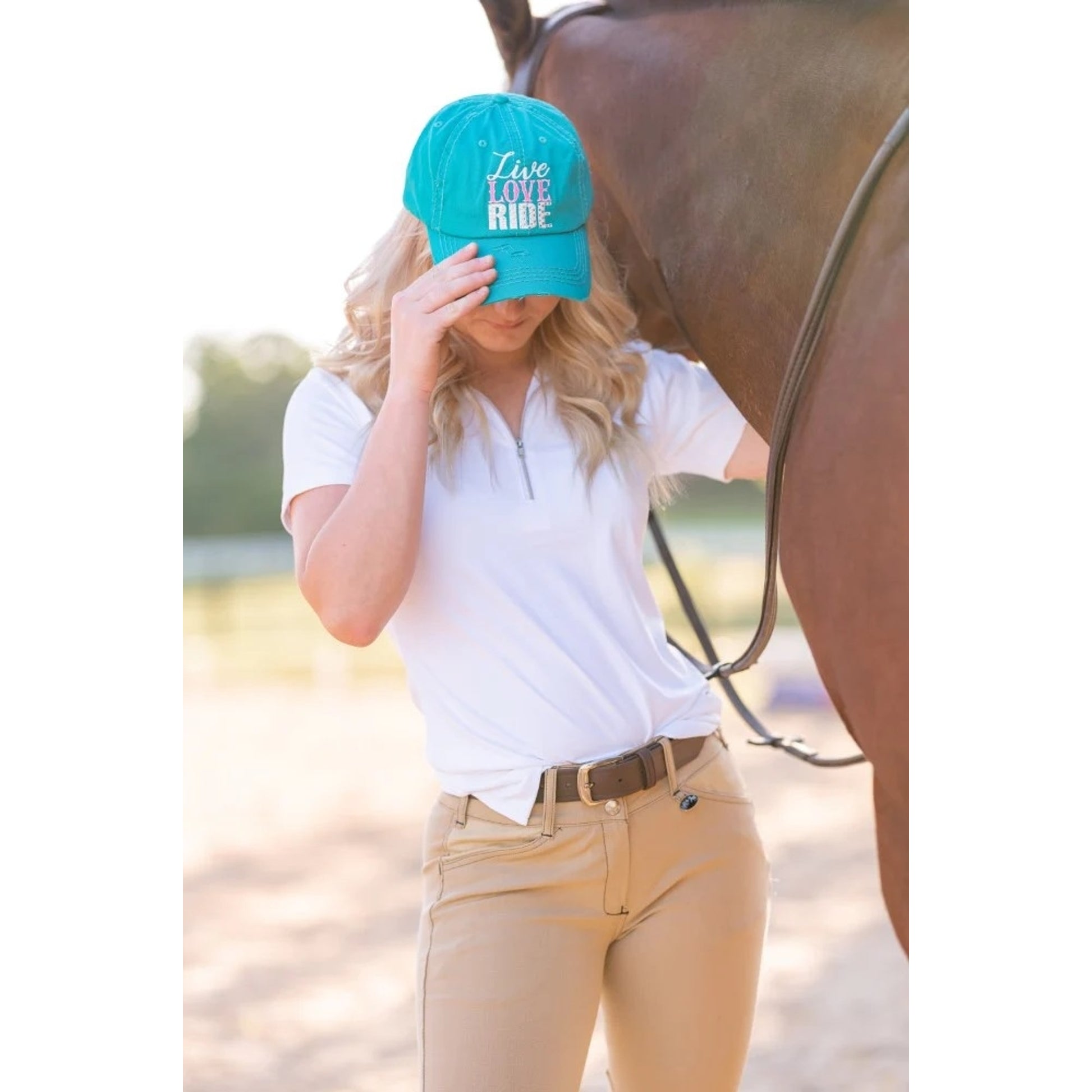 AWST Int'l "Live- Love- Ride" Cap