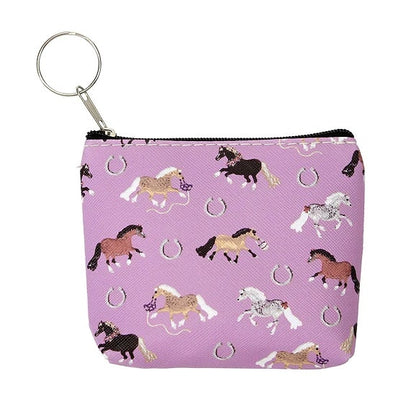 AWST Int'l "Lila" Pony Puff Coin Purses - Set of 12
