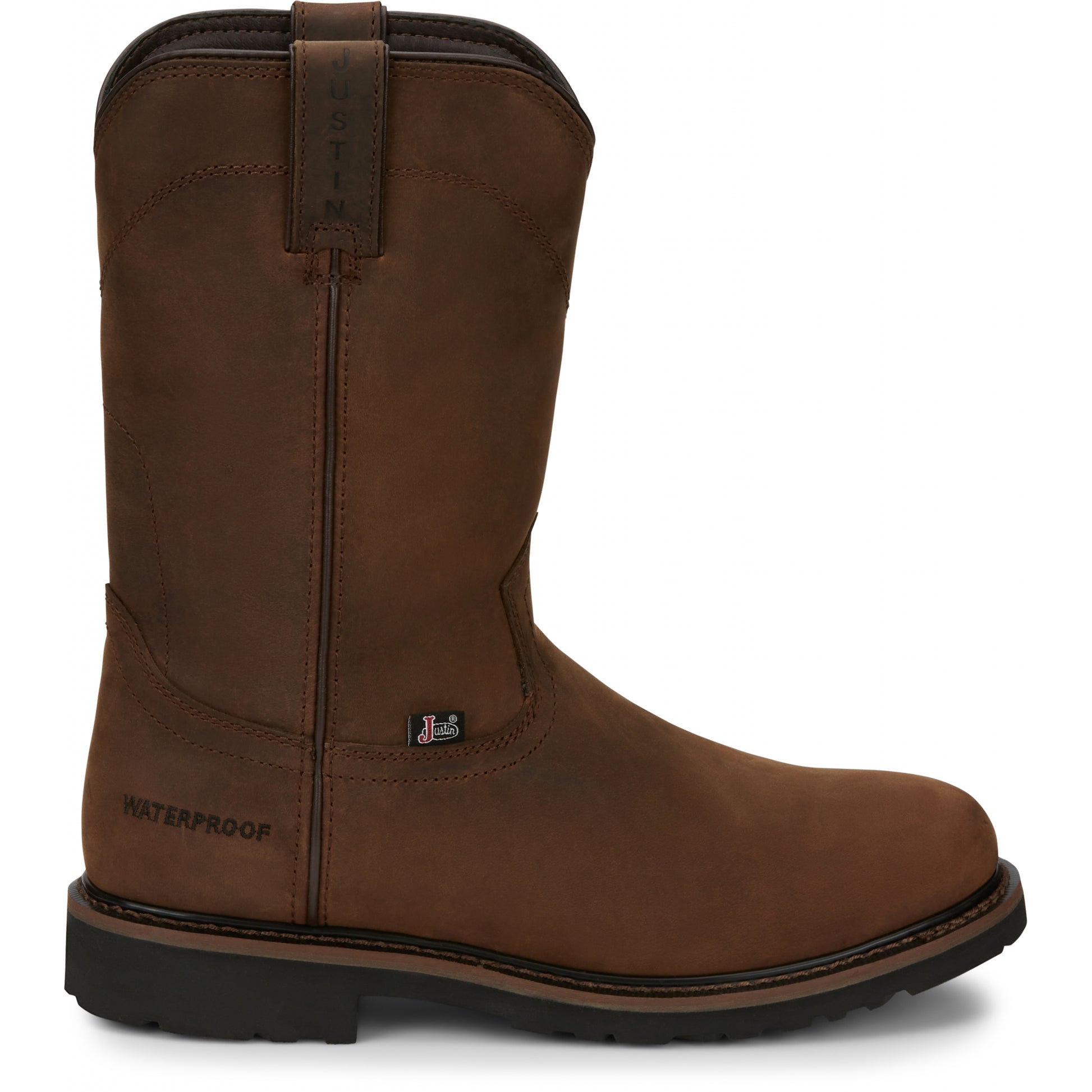 Justin Mens Drywall 10" Waterproof Boots
