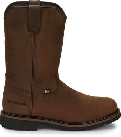 Justin Mens Drywall 10" Waterproof Boots