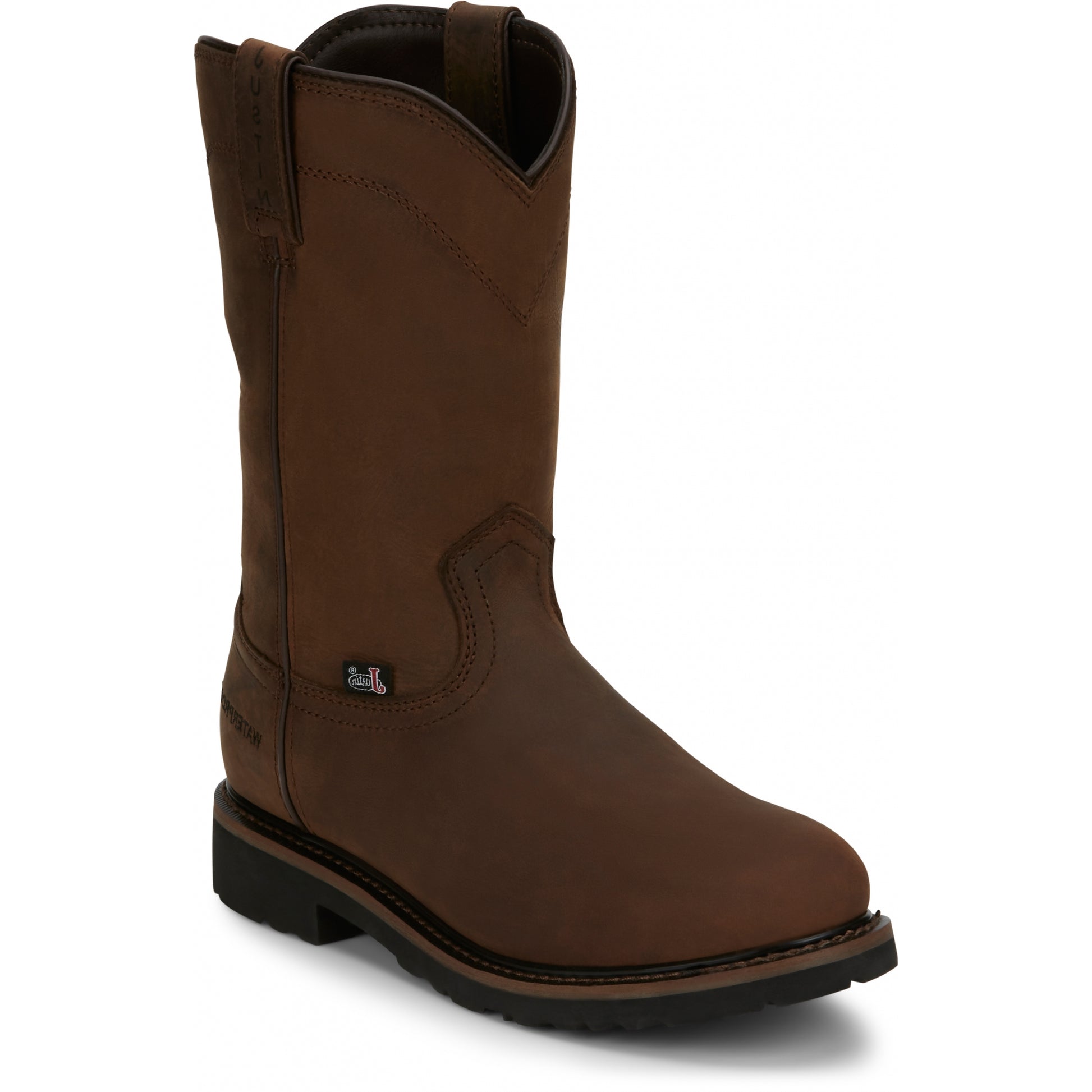 Justin Mens Drywall 10" Waterproof Boots