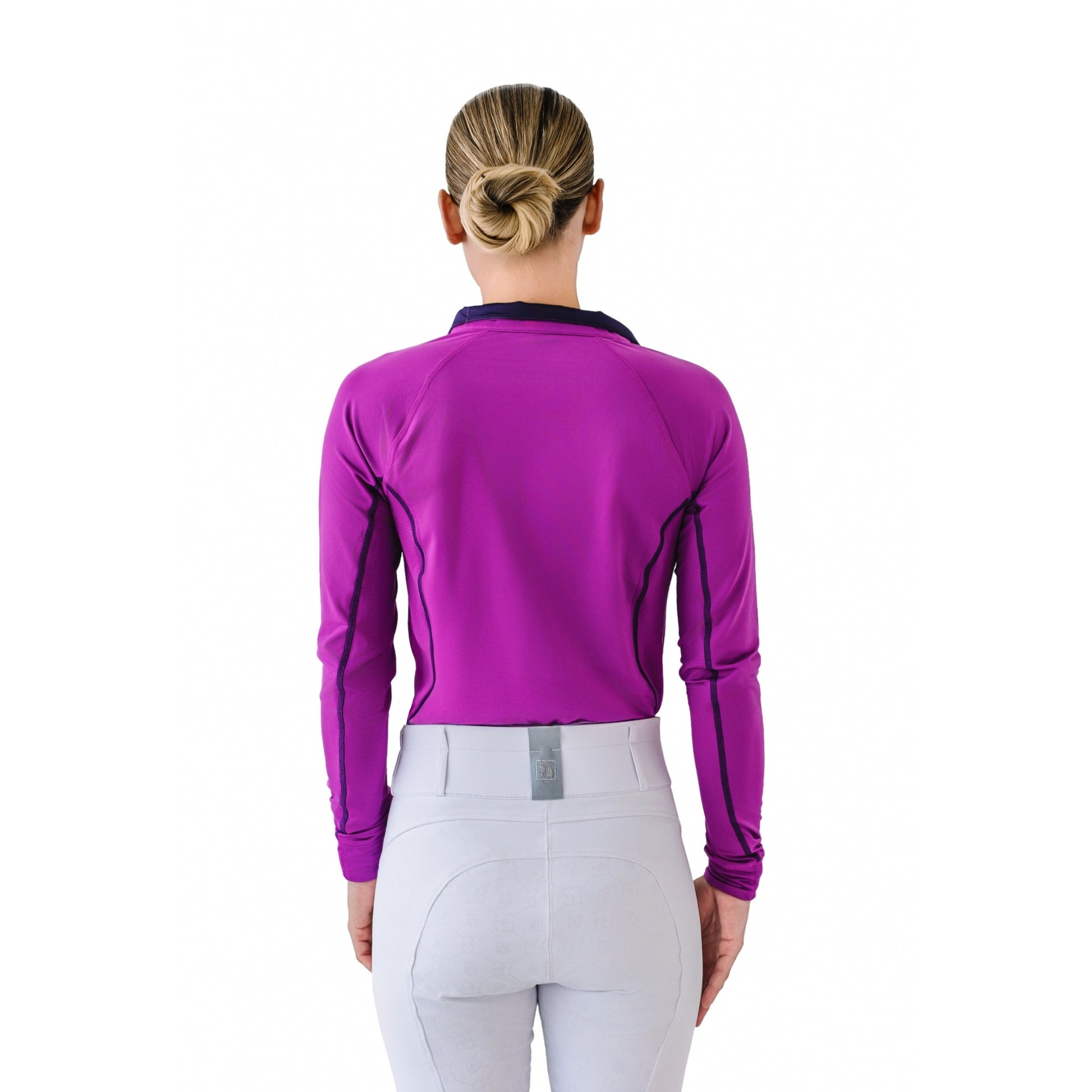 Romfh Ladies Core Quarter Zip Long Sleeve Solid Sun Shirt