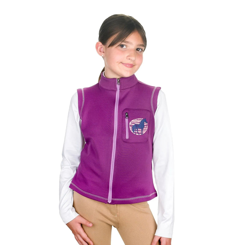 EquiStar Kids Full Zip Fleece Riding Vest