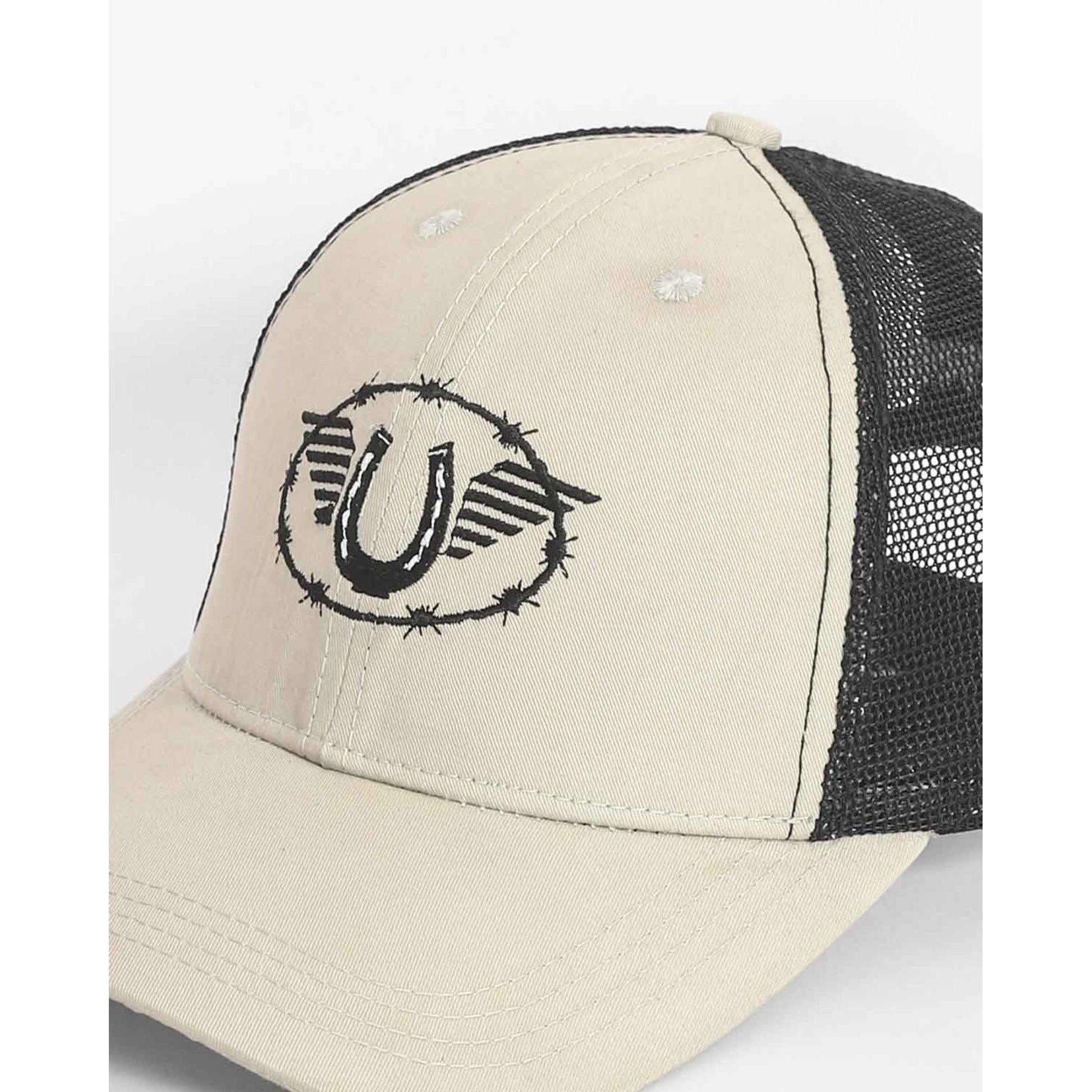 TuffRider Mens Barbed Wire Mesh Back Ball Cap