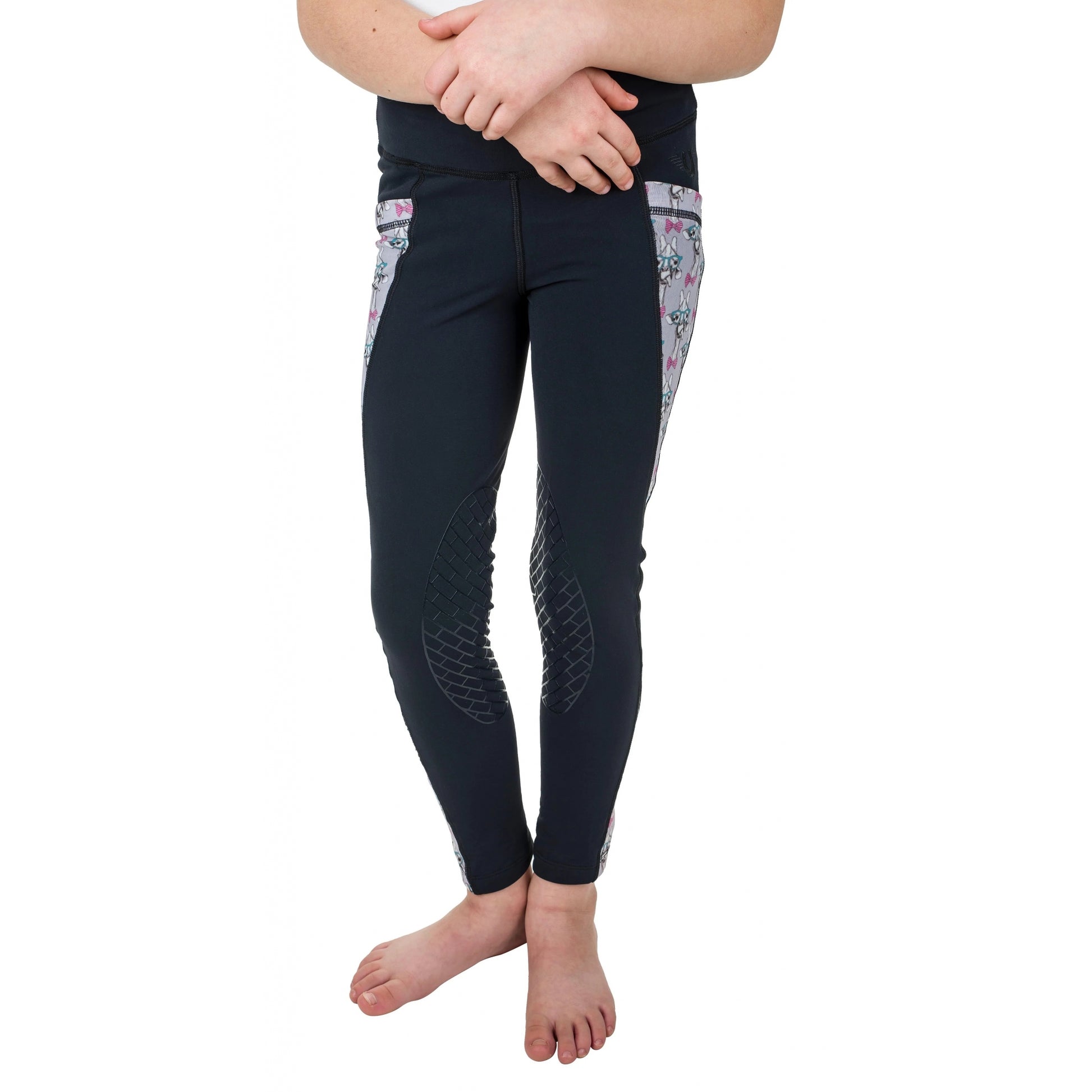 TuffRider Kids Minerva 3 Season Knee Patch Tights