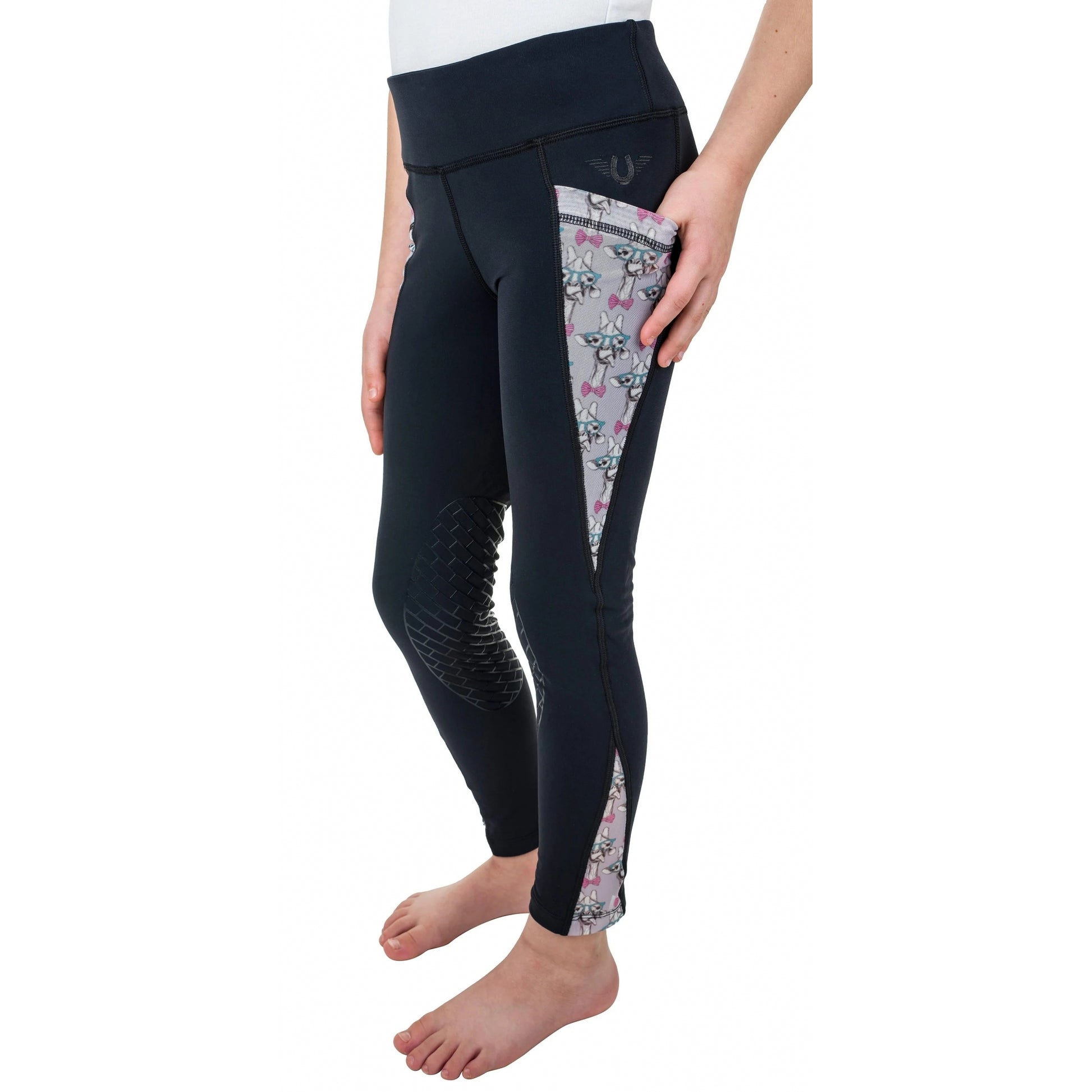TuffRider Kids Minerva 3 Season Knee Patch Tights