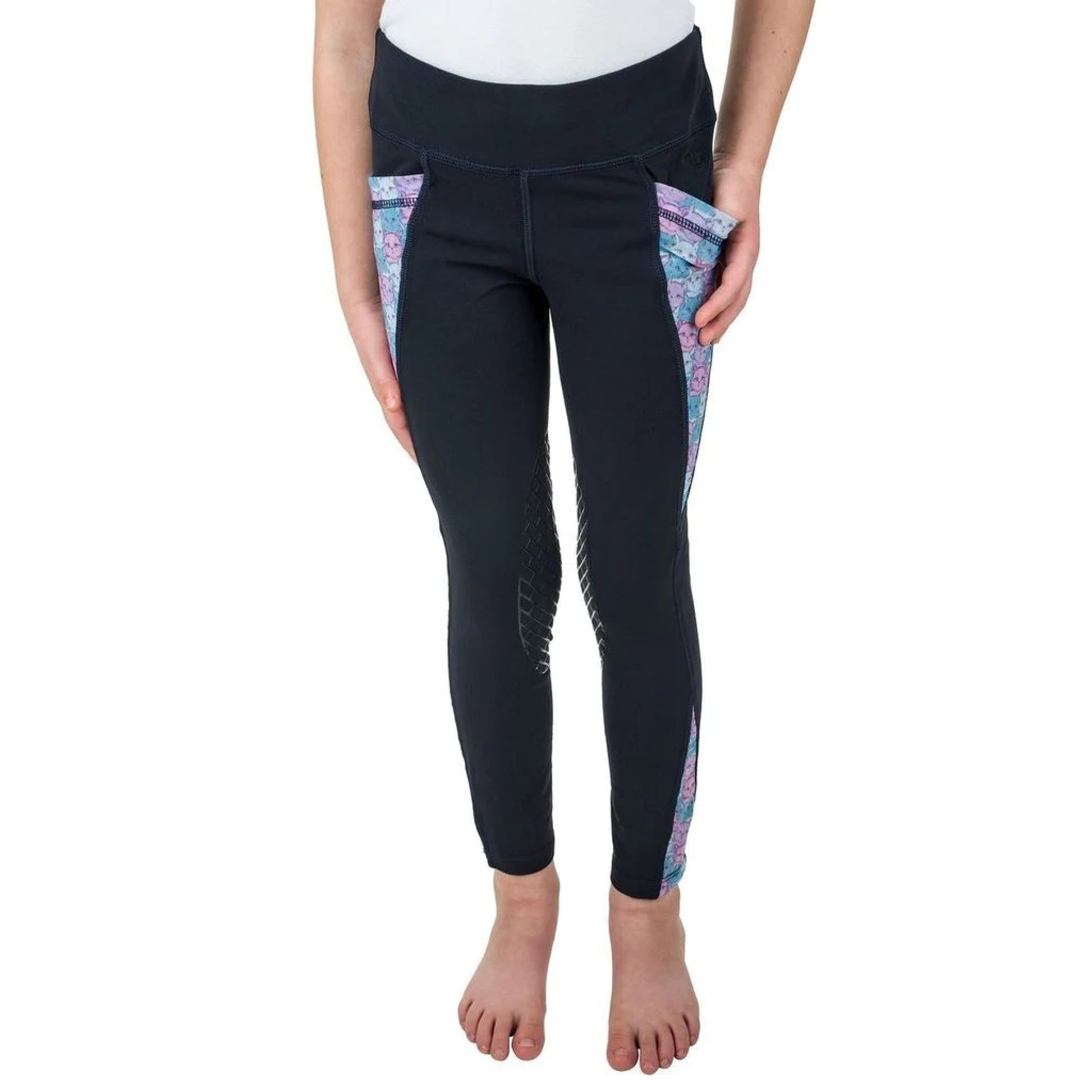 TuffRider Kids Minerva 3 Season Knee Patch Tights