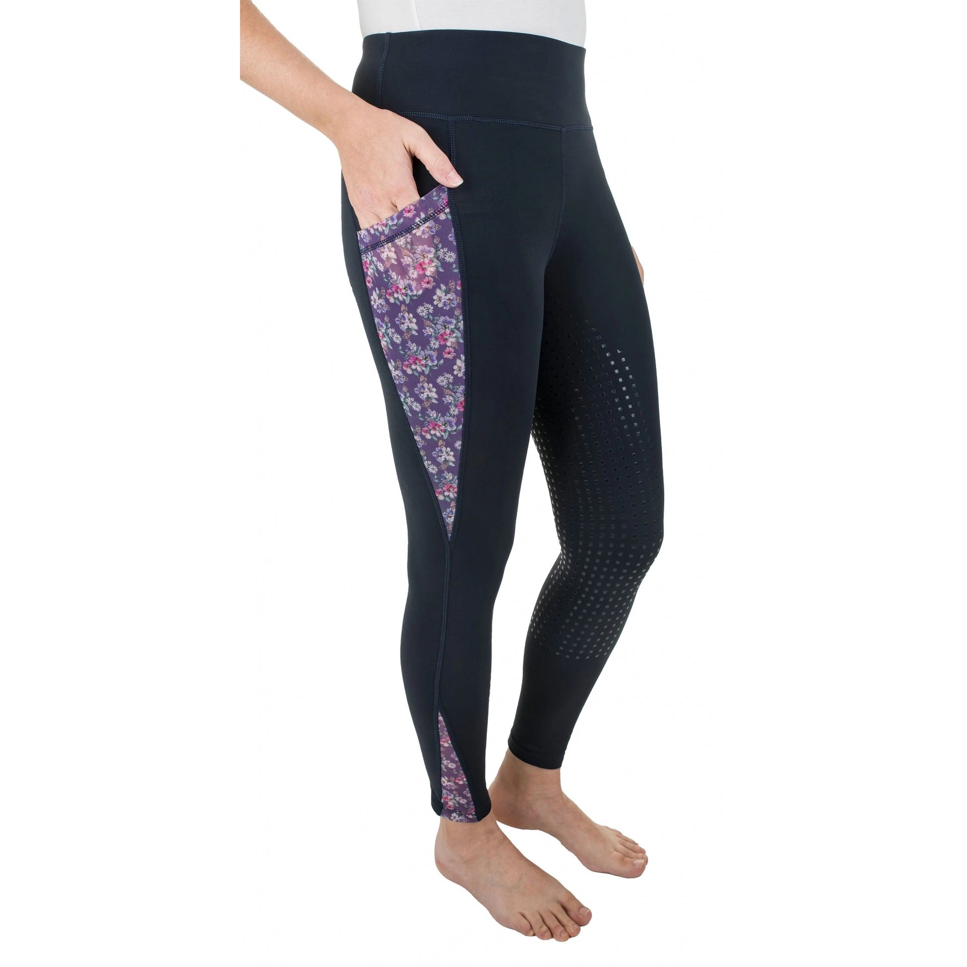 TuffRider Ladies Minerva 3 Season Printed Full Seat Tights