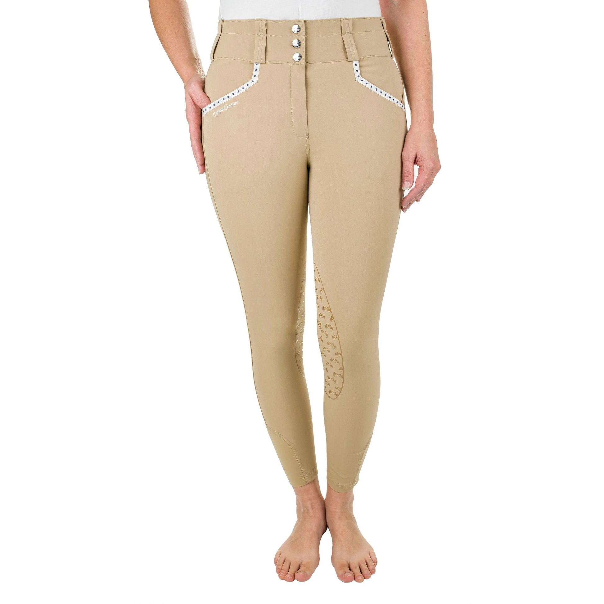 Equine Couture Ladies Nicole Knee Patch Breeches
