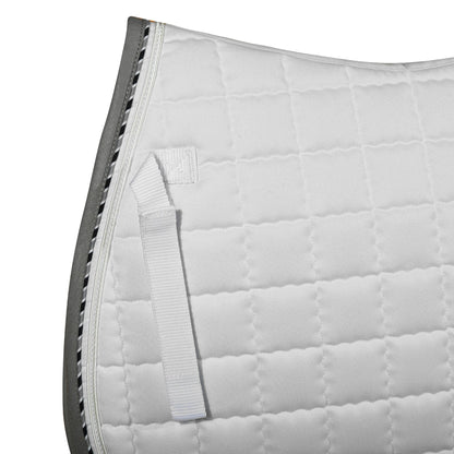 Equine Couture Coolmax Plush White Saddle Pad