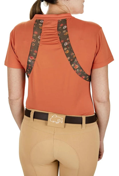 EcoRider by Equine Couture Ladies Thea Short Sleeve Sport Shirt