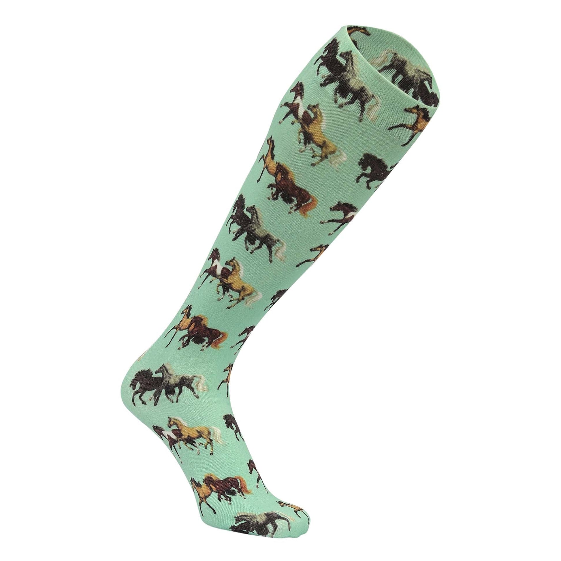 AWST Int'l Lila Horse Pairs Socks