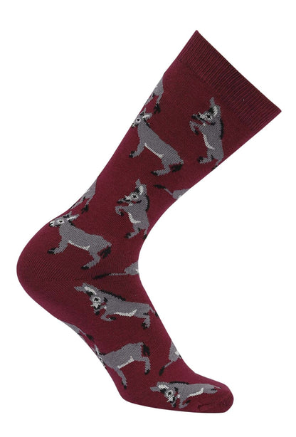 AWST Int'l Playful Donkeys Socks