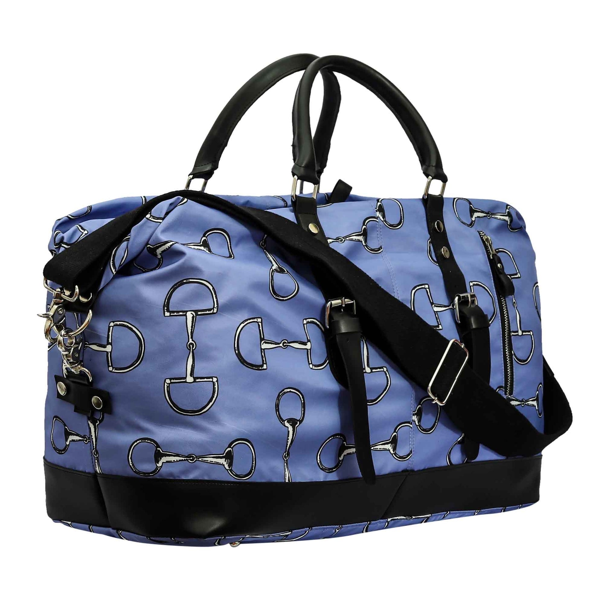 AWST Int'l Lila Vintage Snaffles Strappy Duffle Bag