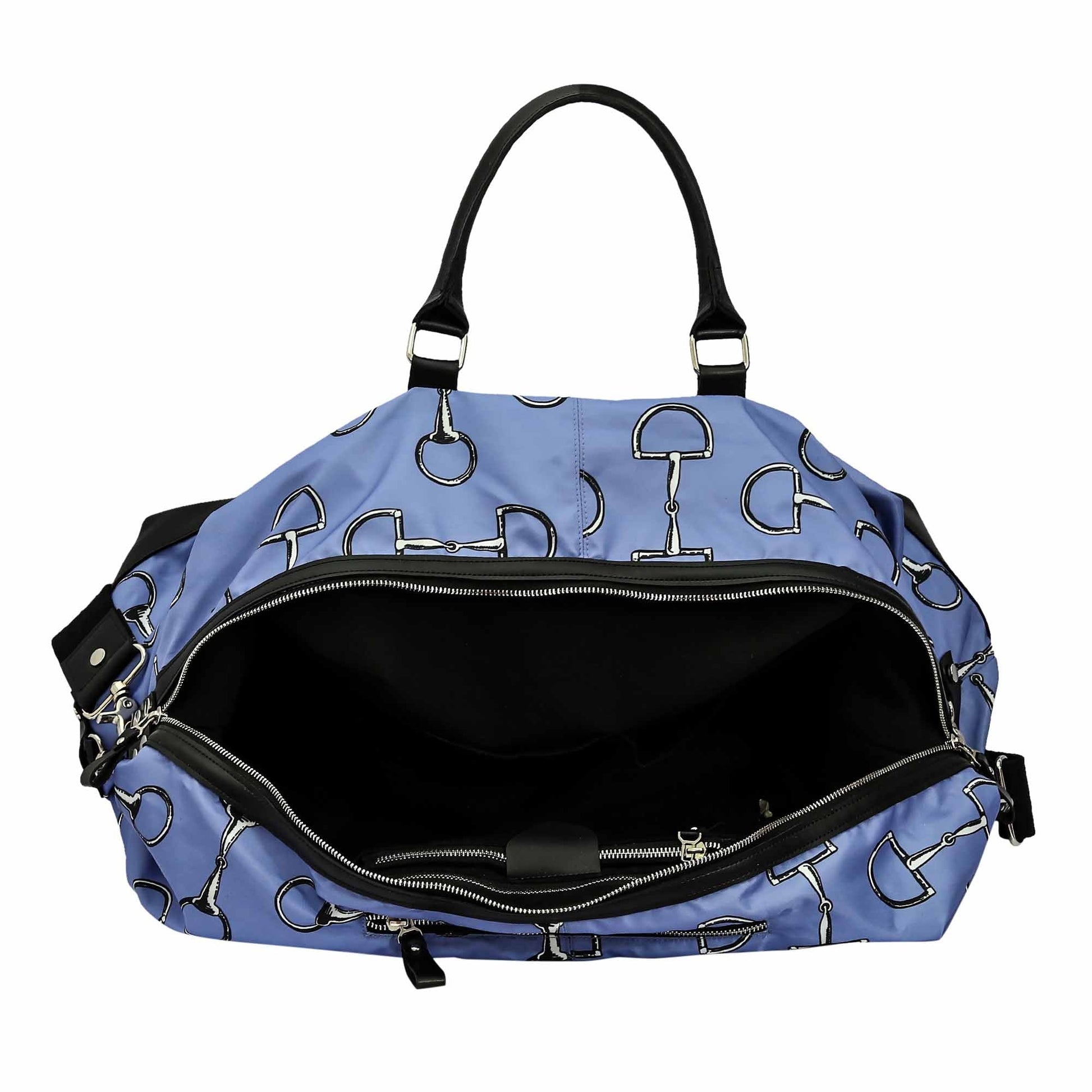 AWST Int'l Lila Vintage Snaffles Strappy Duffle Bag