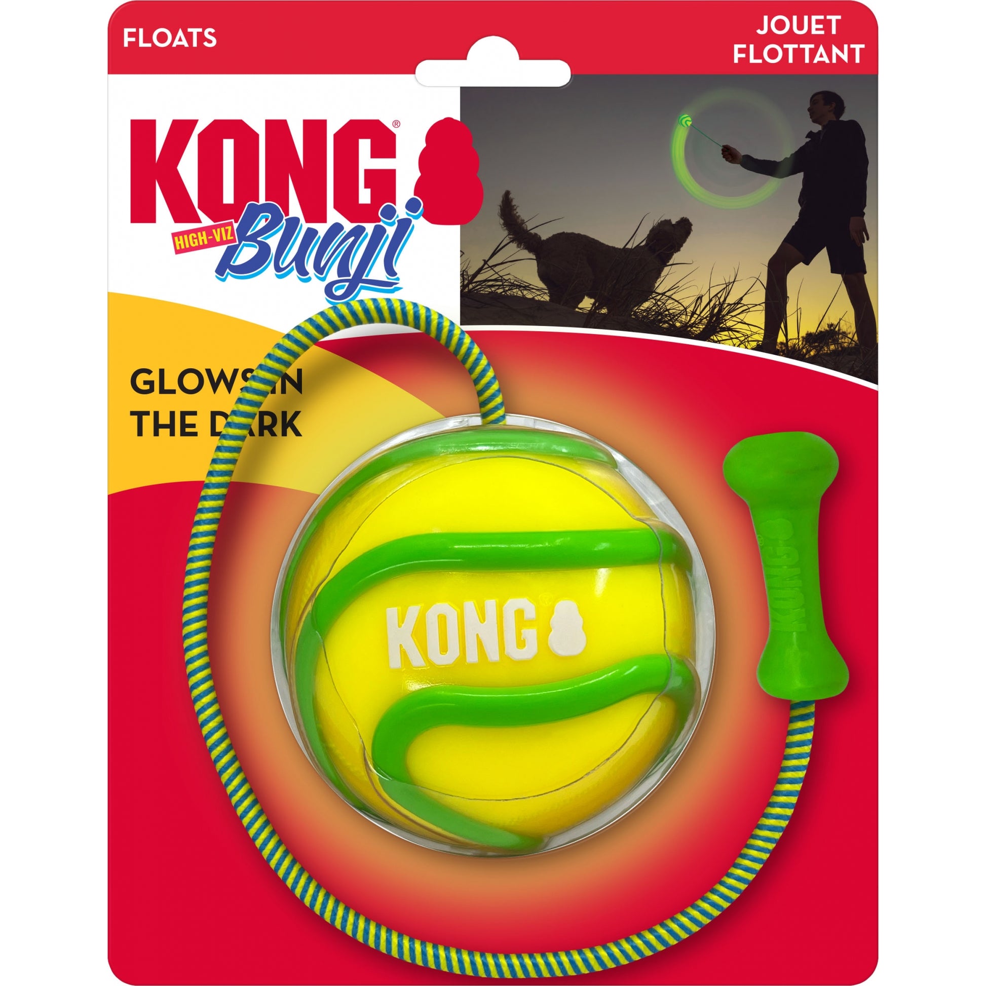 KONG Bunji High-Viz Ball Assorted