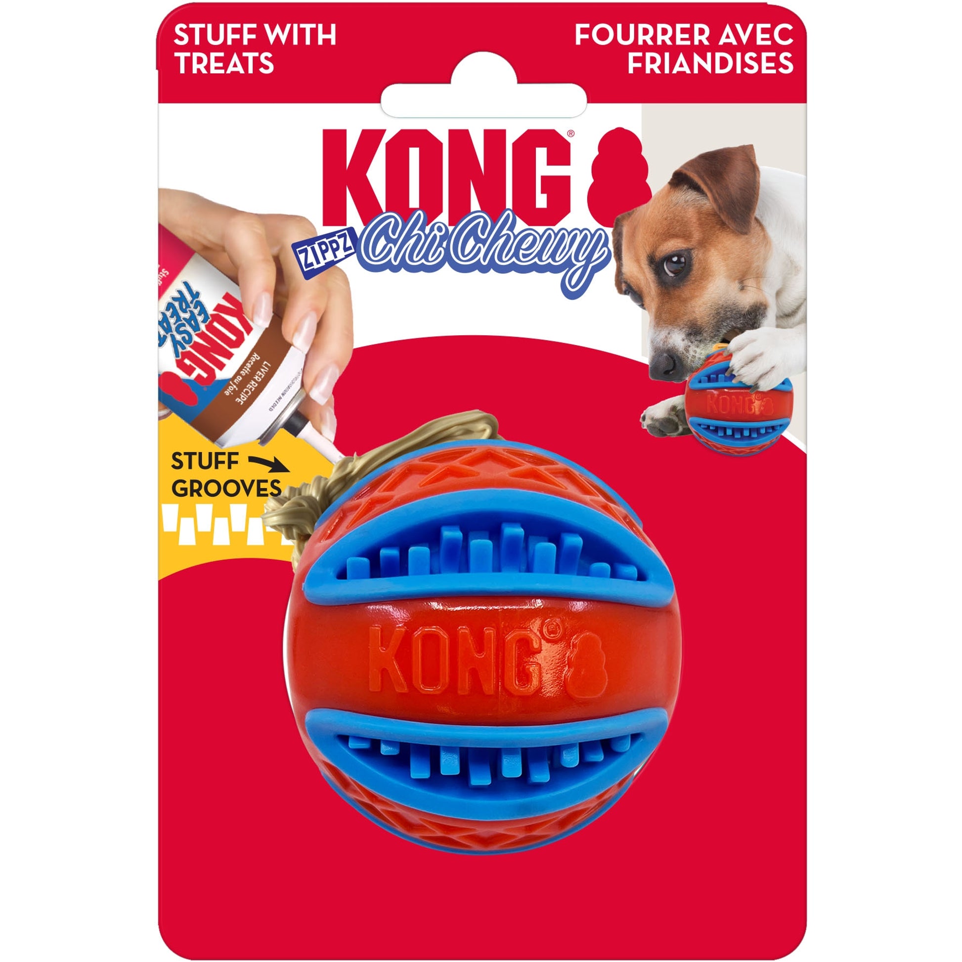 KONG Chichewy Zippz Ball