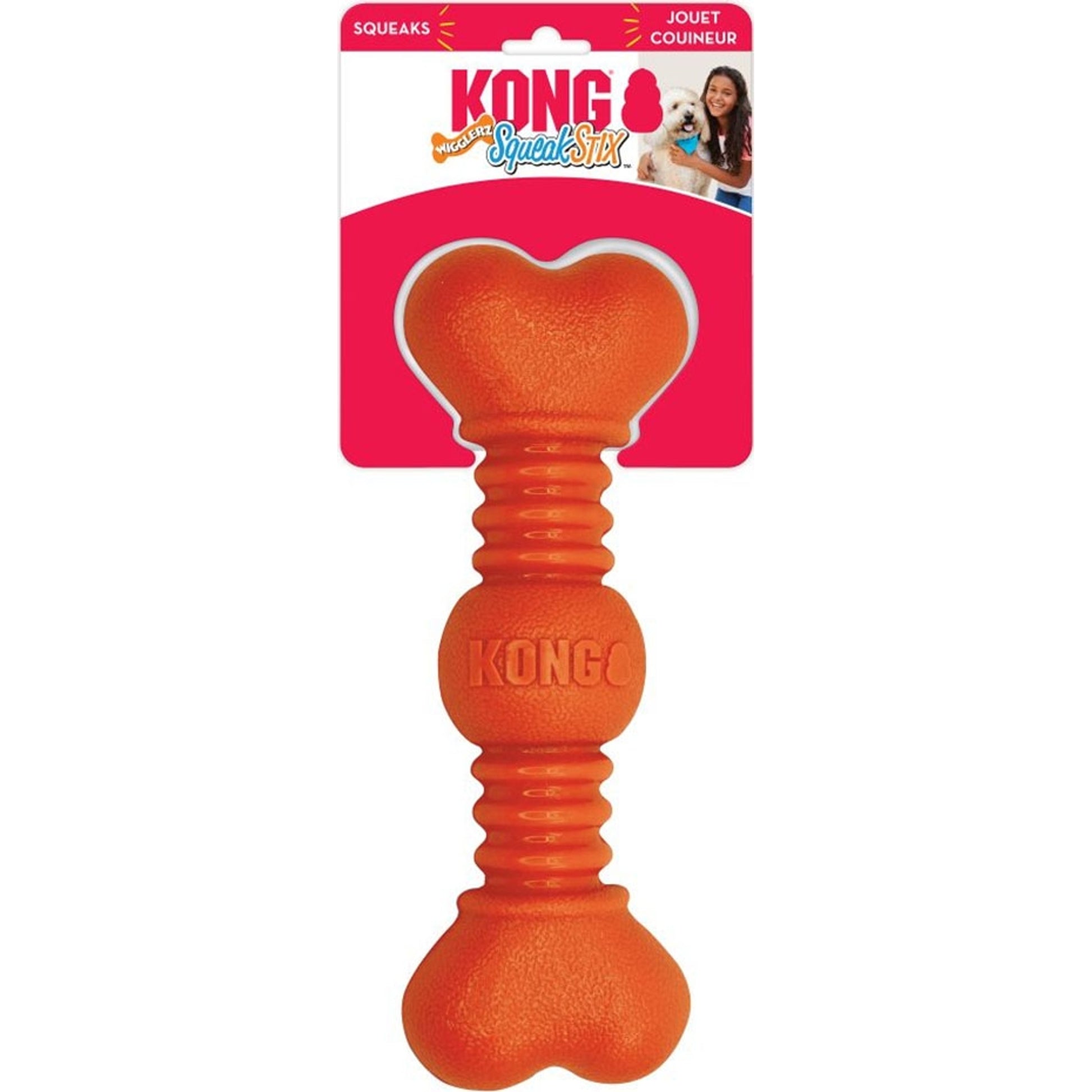 KONG SqueakStix Wigglerz